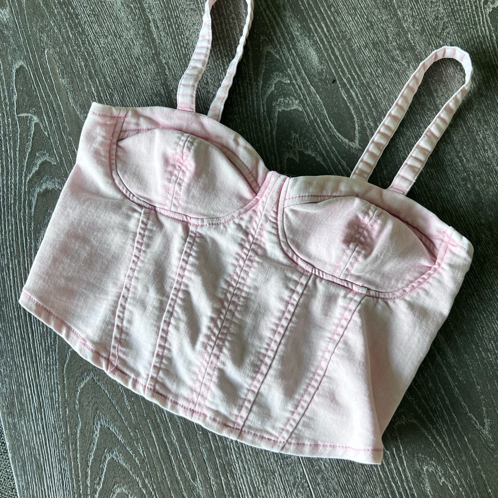 Light Pink Smocked Top